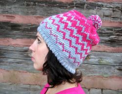 Zig Zag Chevron Hat