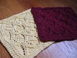 Elvish Leaves Dishcloth