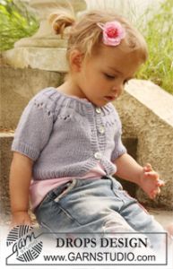 Baby Cardigan with Short/Long Raglan Sleeces