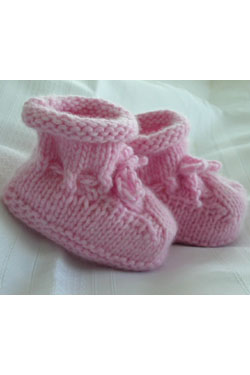 Knitting Patterns Galore Royal Cashmere Baby Booties