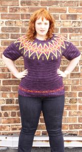 Plum Rondo a la Turk Pullover