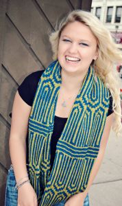 Empire State Cowl and Infinity Scarf