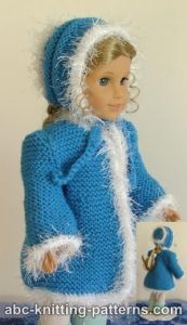 Faux Fur Trimmed Coat for American Girl Doll