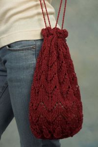 Lace purse - round bottom