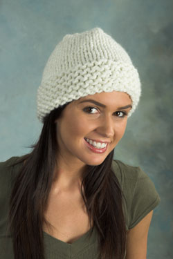 Knitting Patterns Galore Garter Brim Hat