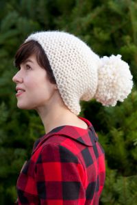 Anthropologie-Inspired Pom-Pom Hat