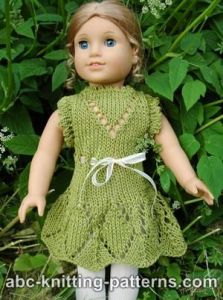 American Girl Doll Summer Lace Dress
