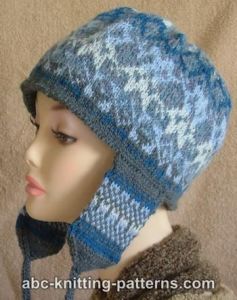 Fair Isle Earflap Hat