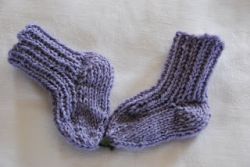 Ribbed Far-Away Baby Socks