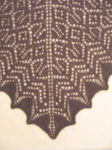 Knitting Patterns Galore Heartland Lace Shawl