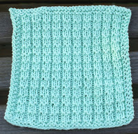 Waffle Stitch Washcloth