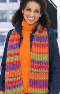 Reversible Cable Scarf