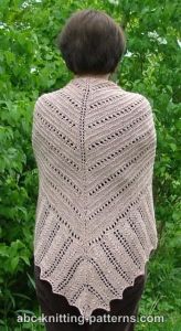 Hills and Valleys Lace Shawl