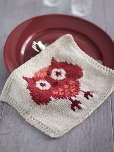 Owl Dishcloth