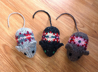 Knitting Patterns Galore Fair Isle Mice