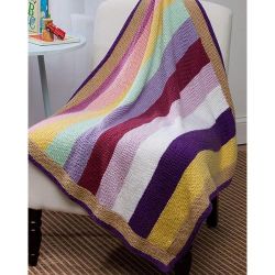 Beach Baby Striped Throw