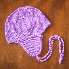 Knitting Patterns Galore Baby Kids Earflap Hat