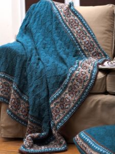 Fair Isle Border Blanket and Pillow