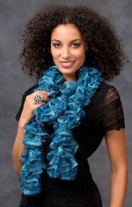 Glitzy Ruffle Scarf