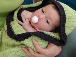 Hoodie Baby Blanket