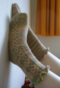 Helix Cable Socks