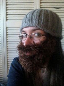 A Rather Fun Knitted Beard