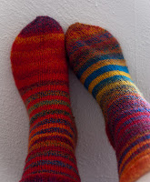 Magic Zauberball Stripe Socks