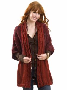 Cable Front Cardigan