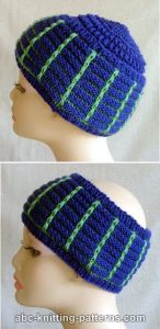 Knitting Patterns Galore - Beanie and Headband Set