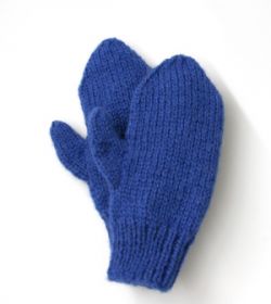 Easy-Knit Mittens
