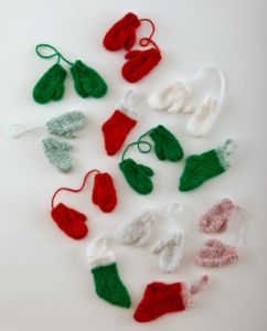 Stocking and Mitten Ornaments