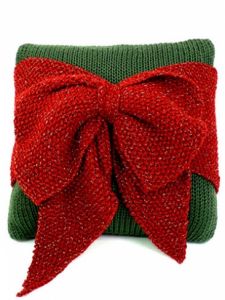 Christmas Bow Pillow