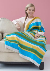 Summer Stripes Afghan