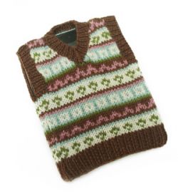 Tablet (iPad) Fair Isle Tech Vest