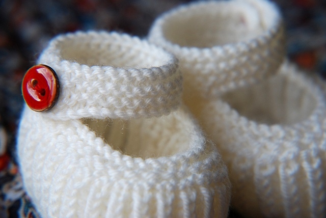 Knitting Patterns Galore Teeny Tiny Mary Jane Booties