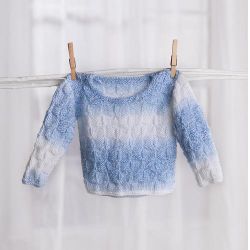 Basketweave Baby Sweater