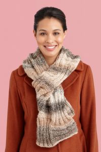 Undulating Rib Scarf