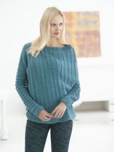 Asymmetric Ribbed Sweater