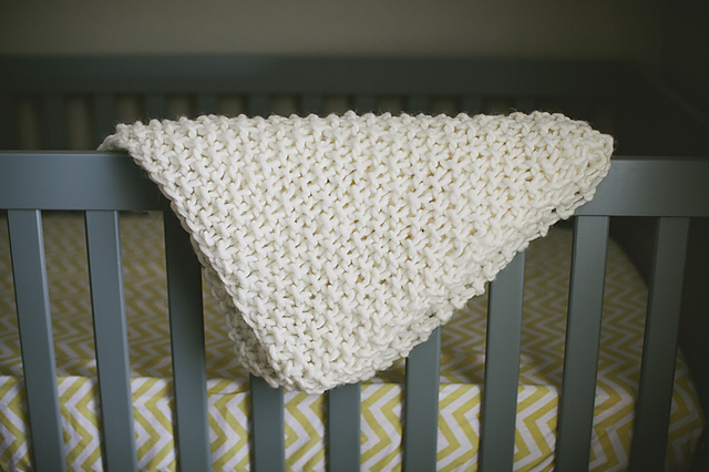 Chunky baby blanket knitting pattern free outlet