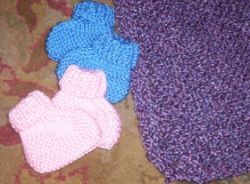 Easy Baby Booties