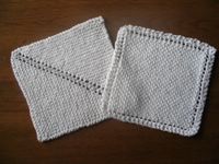 Reverse Miter Dishcloth