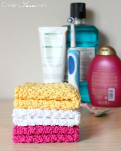 Double Seed Stitch Washcloth