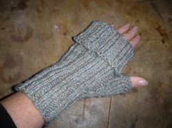 Fold Down Fingerless Mitts