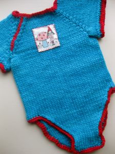 Knitted Baby Onesie
