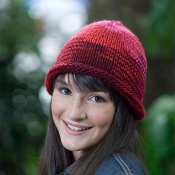 Knit Roll Brim Hat