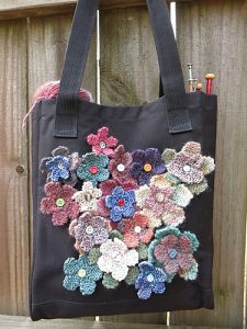 Field of Flowers Recycled Tote Bag 