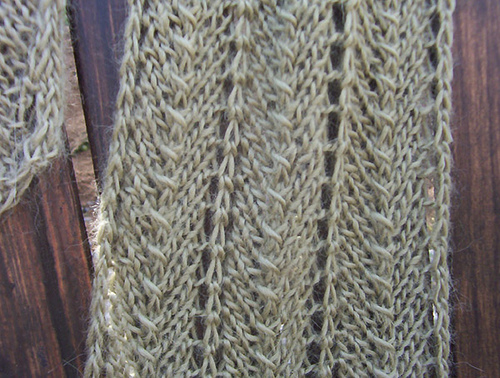 Knitting Patterns Galore Cream Of Spinach Scarf