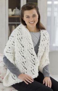 Knit Hourglass Wrap