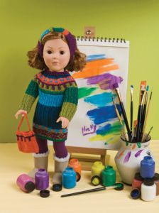 Chef-d'œuvre moderne - robe pour une poupée de 18 pouces
