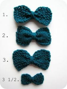 3 1/2 Ways to Knit a Bow